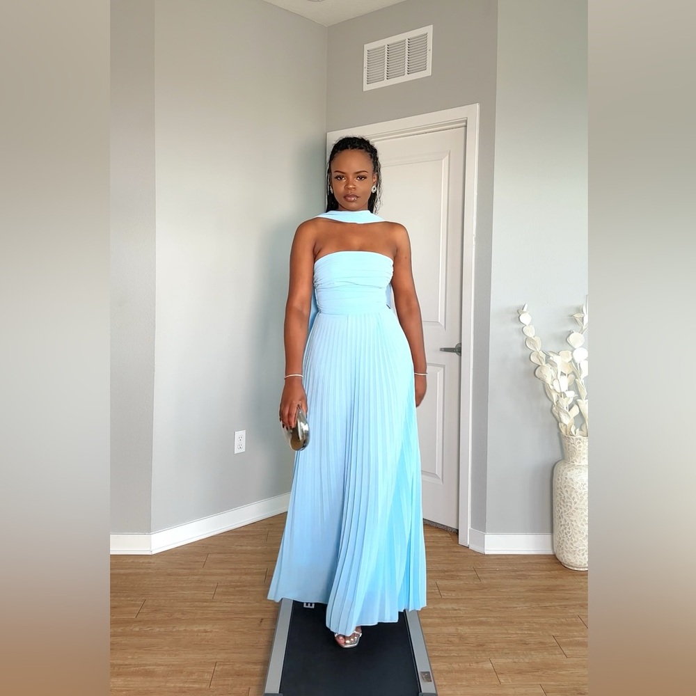Hello Molly Light Blue Maxi Dress